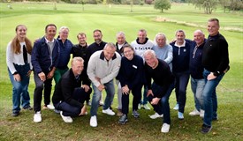 Sieger/-innen und Organisatoren Michael Hahn, Dr. Ariane Jäckel und Ralf Flohr (alle vordere Reihe v.r.n.l.)