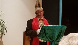 „Protokoller“ Berthold Krug in seinem karnevalistischen Element